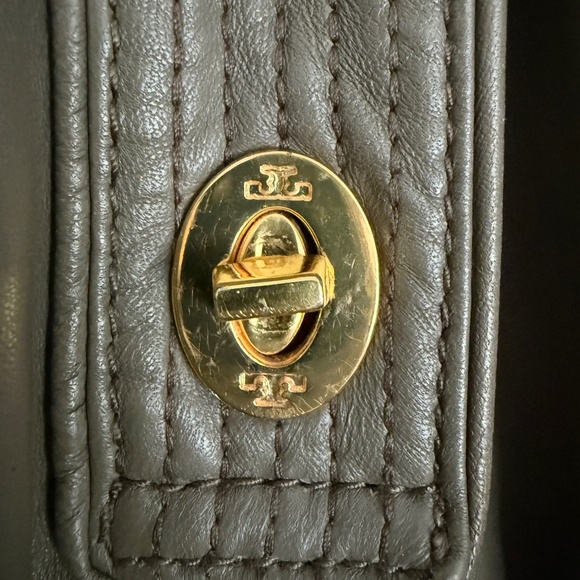 Tory Burch leather Hoodie with curly lamb lined hood. - Picture 8 of 10